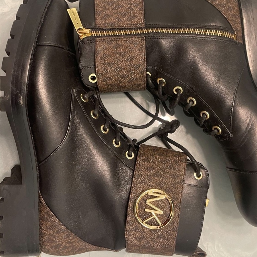 Michael Kors combat boots
